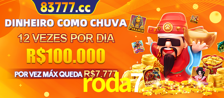 Banner do programa de recompensas Recomende para amigos do roda7, detalhando os bônus por convidar amigos, com prêmios que chegam a R$288.888.